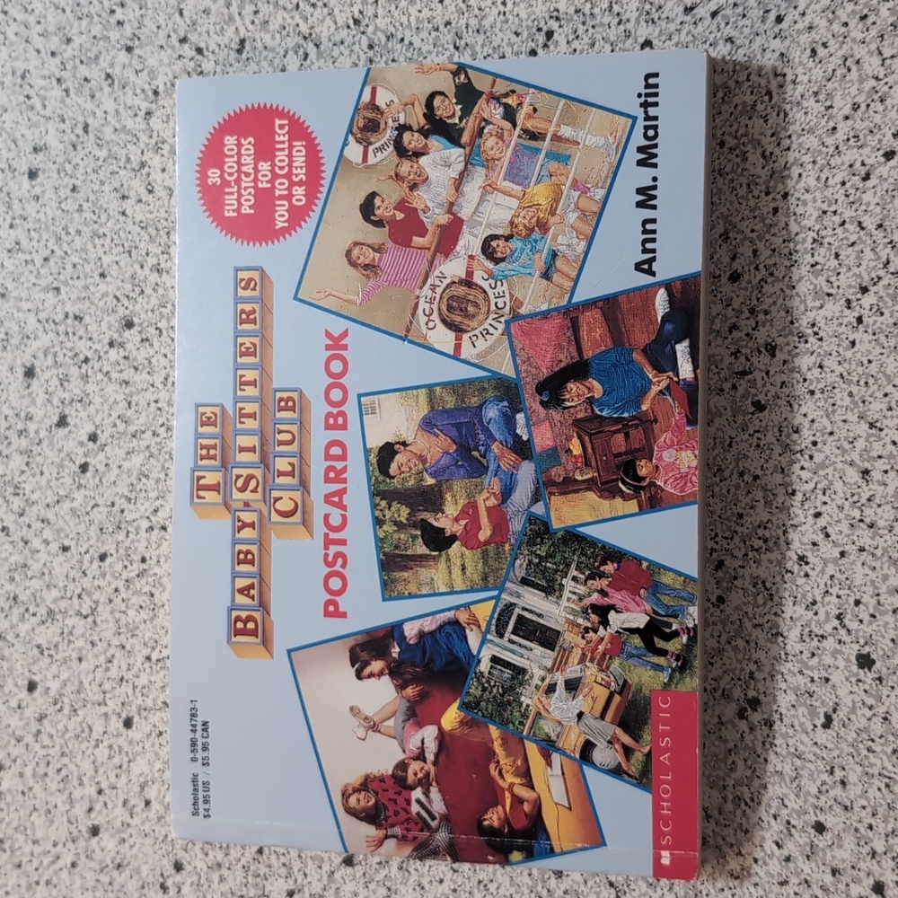 Vintage 1991  The Baby-Sitters Club Postcard Book